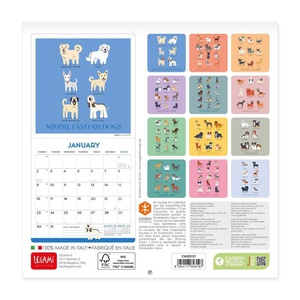 Uncoated Paper Dogs Of The World Wall Calendar 2023