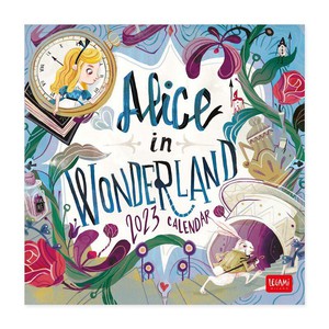 Uncoated Paper Alice In Wonderland Wall Calendar 2023