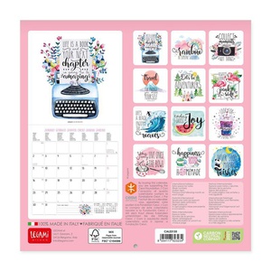 Uncoated Paper Aphorisms Wall Calendar 2023