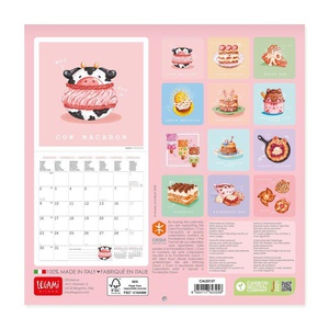 Uncoated Paper Sweet Dreams Wall Calendar 2023