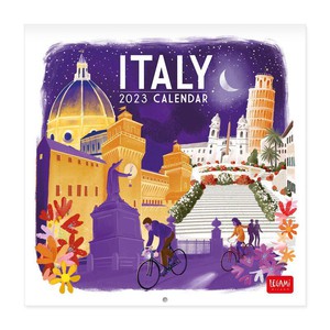 Uncoated Paper Italy Wall Calendar 2023