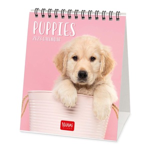Puppies Desk Calendar 2023