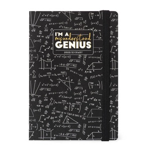 Legami Weekly Diary Medium + Notebook Genius 18 maanden agenda 2022-2023