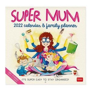 Super Mum Familieplanner Kalendar 2022