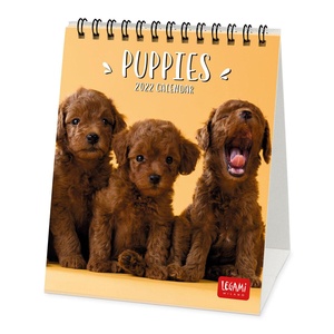 Legami Puppies Bureaukalender 2022