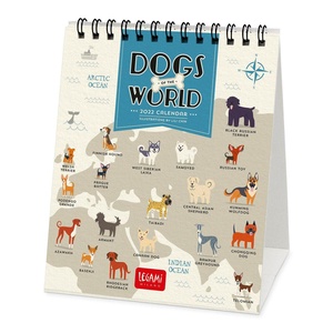 Legami Dogs of the World Bureaukalender 2022