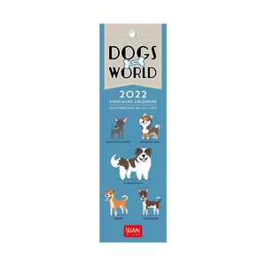 Legami Boekenlegger Dogs of the World Kalender 2022
