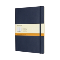 Moleskine XL Notebook Softcover Sapphire Blue Ruled