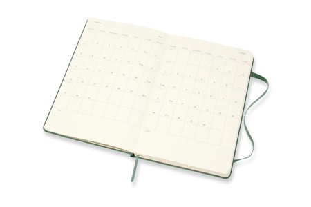 Moleskine Weekly Notebook Diary/Planner Large Myrtle Green Hardcover 18 maanden 2020-2021