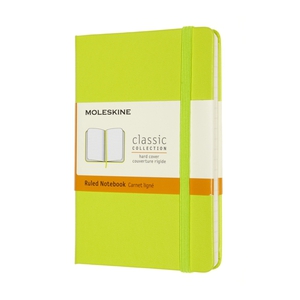 Moleskine Pocket Notebook Hardcover Lemon Green Ruled
