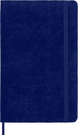 Moleskine Large Velvet Notebook Hardcover Purple Ruled