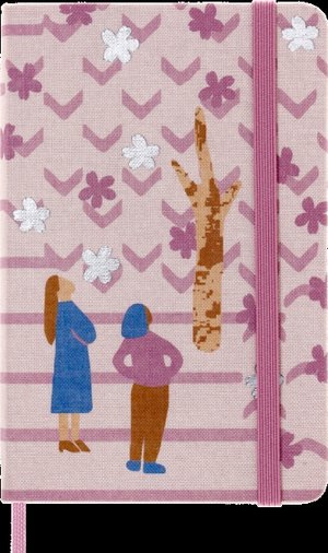 Moleskine Limited Edition Notebook Sakura, Pocket, Ruled, Couple, Hard Cover (5 x 8.25)