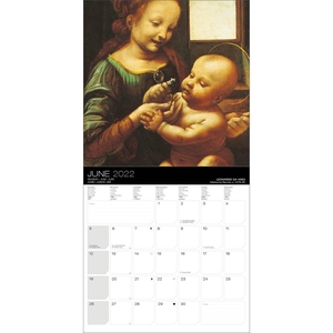 Leonardo da Vinci 30 x 30 Kalender 2022