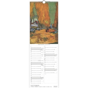 Van Gogh Slimline Kalender 2022