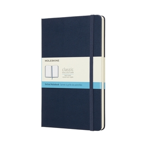 Moleskine Large Notebook Hardcover Sapphire Blue Dotted