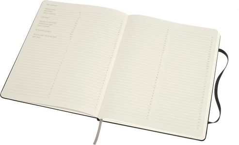 Moleskine XL Hardcover Pro Notebook Black