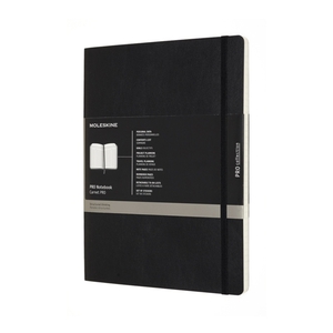 Moleskine XL Pro Notebook Softcover Black