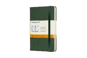 Moleskine Pocket Notebook Hardcover Myrtle Green Ruled