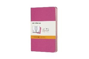 Moleskine Pocket Cahier Journals Kinetic Pink Ruled Set van 3