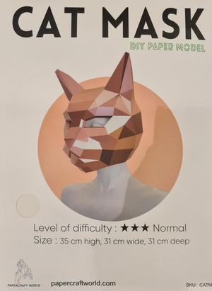 Papercraft World Kat Masker