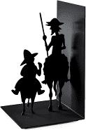 Boekensteun Don Quichot zwart metaal 1 stuk Balvi
