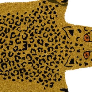 Doormat Cheetah Yellow - Deurmat Cheetah Geel