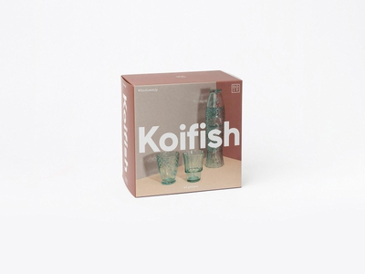 DOIY Design Koifish Mint - Set van 4 glazen
