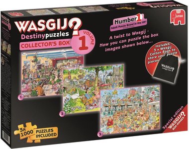 Wasgij Destiny Collector's Box Volume 1 -  3 Puzzels van 1000 stukjes