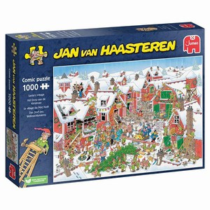 Puzzel Jan van Haasteren Kerst  - Santa's Village- 1000 stukjes