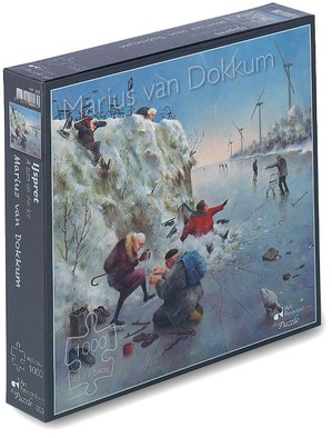 Puzzel Marius van Dokkum - IJspret 1000 stukjes
