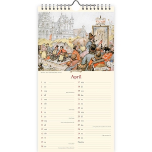 Anton Pieck - De Vergulde Olyphant Notitie Kalender 2023