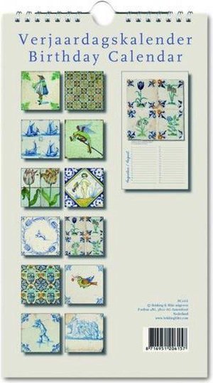 Bekking & Blitz Verjaardagskalender Dutch Tiles