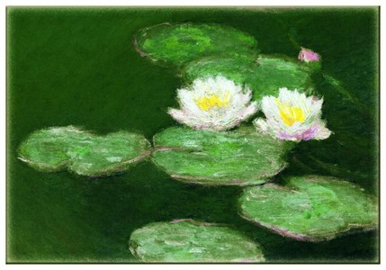 Bekking & Blitz Koelkastmagneer Monet - Water Lilies