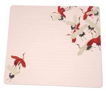 Bekking & Blitz Bureau-, Deskplanner - Woman Haori with Red & White Cranes