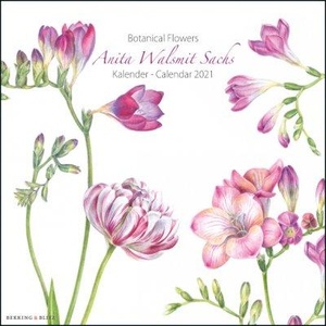Botanical Flowers - Anita Walsmit Sachs Maandkalender 2021