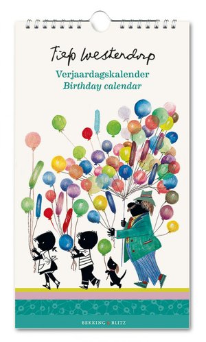 Bekking & Blitz Fiep Westendorp Verjaardagskalender - Jip en Janneke met ballonnen