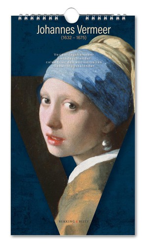 Bekking & Blitz Verjaardagskalender Vermeer - Meisje met de Parel