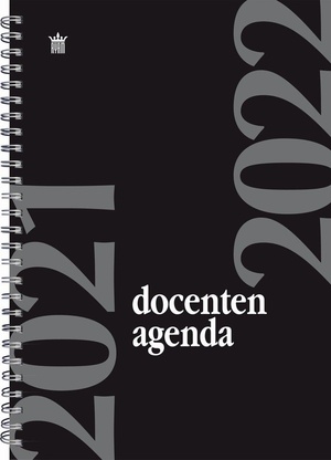 Ryam A4 Docentenagenda Spiraal Zwart Agenda 2021 - 2022