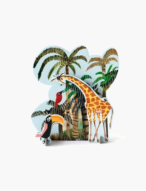 Pop Out Story - Jungle Giraffe Studio Roof