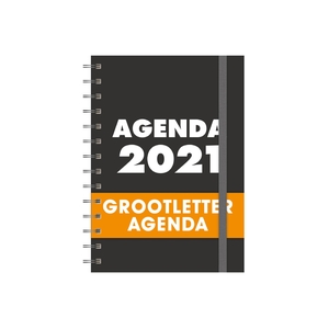 Grootletter A5 agenda 2021