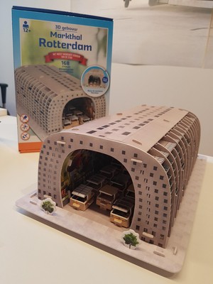 Puzzel Markthal Rotterdam 3D-gebouw - 168 stukjes bouwplezier