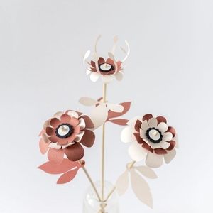 Vlijtig Steeltje Nature and Paper DIY Flowers - Caululis Dilligenter