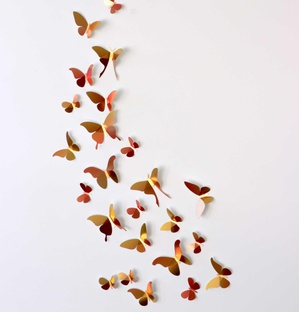Vlinder Collectie Glanzend Zonnig Geel Assembli