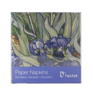 Servetten van Gogh - Irissen ( 20 stuks )