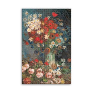 Museum Editions Puzzel van Gogh - Vaas met Bloemen 1000 stukjes