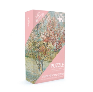 Museum Editions Puzzel van Gogh - Roze perzikbloesem / Souvenir de Mauve 1000 stukjes