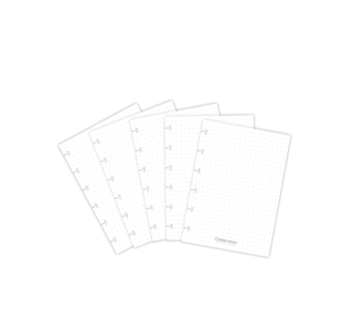 Correctbook A6 Set bladen met puntjes 5 stuks