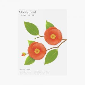 Leaf It Camelia Red - Sticky Notes 