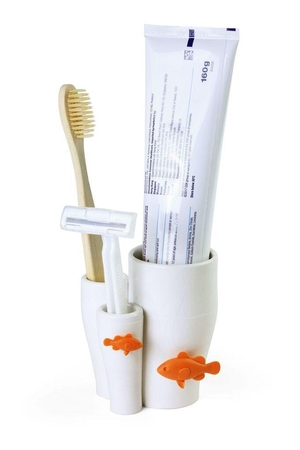 Coral Toothbrush Holder Wit