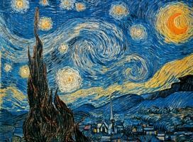 Piatnik Puzzel - Kunst Vincent Van Gogh -  Sterrennacht 1000 stukjes